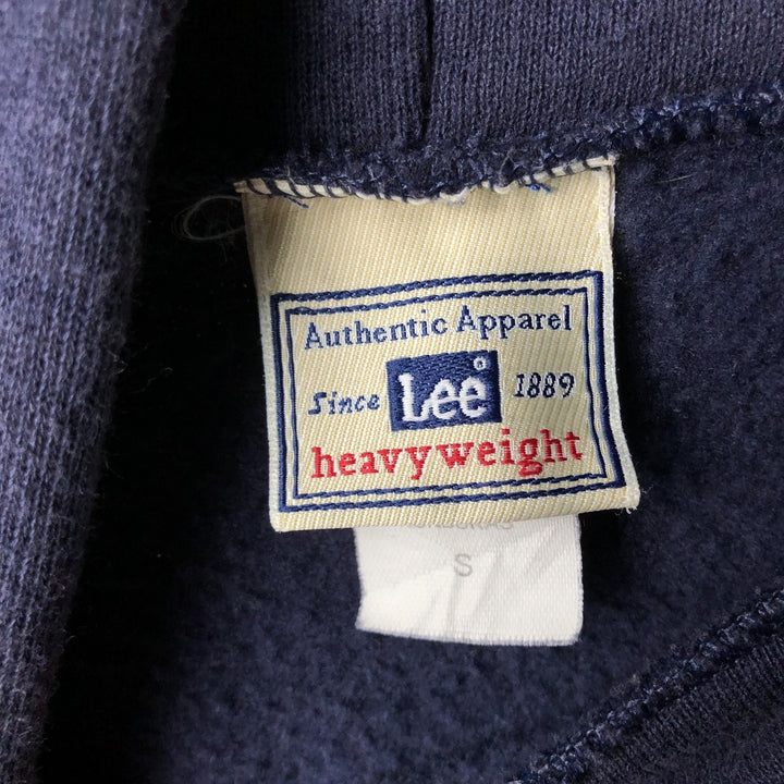 2000'S Lee Sweatshirt Pullover Hoodie, Men's Size Small cotton navy blue type Vintage Second Hand