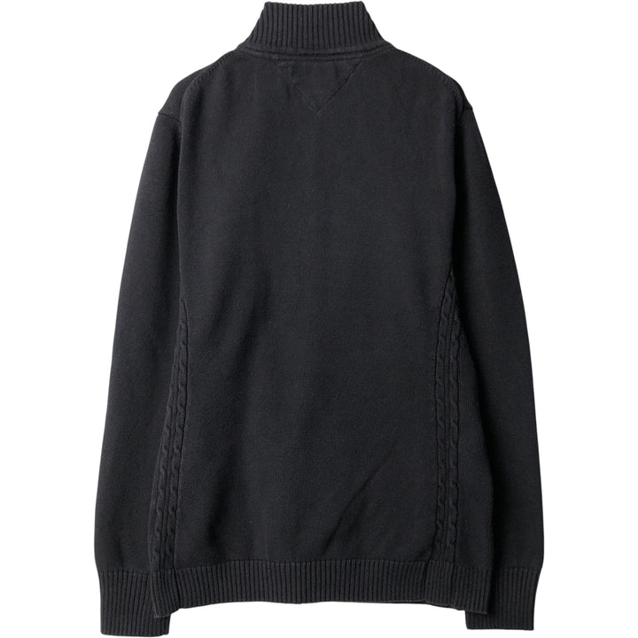 2000'S Tommy Hilfiger Driver's Knit Sweater, Women's XL cotton black type Vintage Second Hand