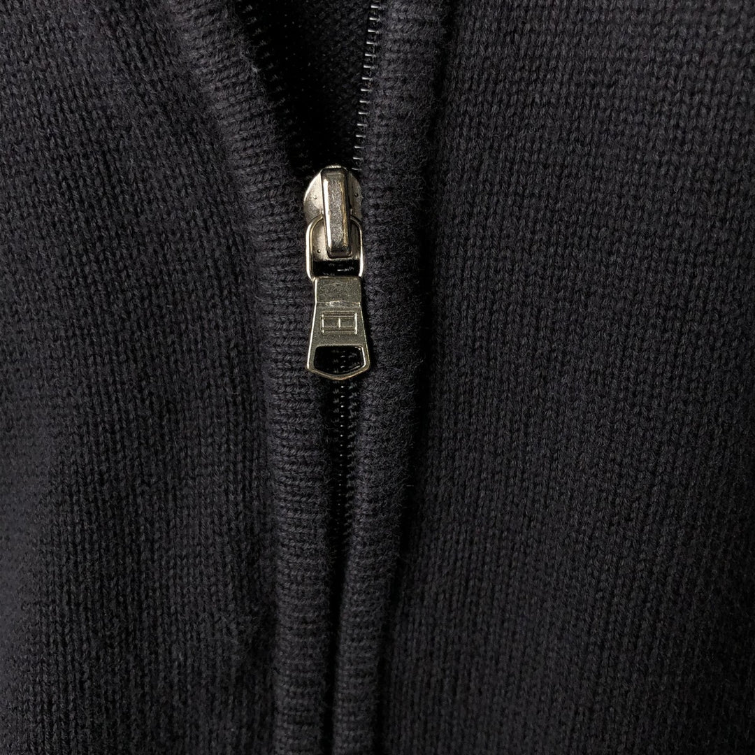 2000'S Tommy Hilfiger Driver's Knit Sweater, Women's XL cotton black type Vintage Second Hand
