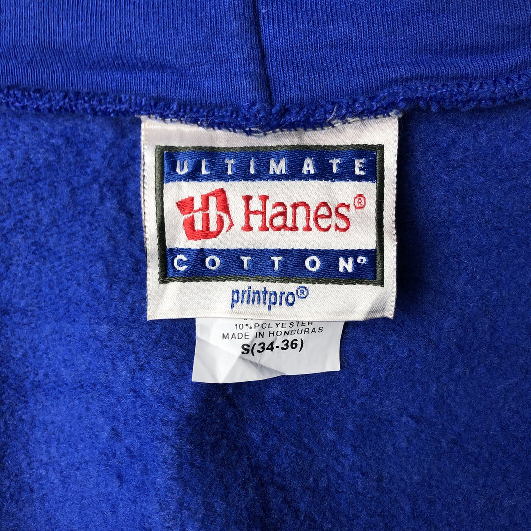 Vintage 90s-00'S Hanes full-zip sweatshirt hoodie, size S, men's cotton blue type Vintage Second Hand