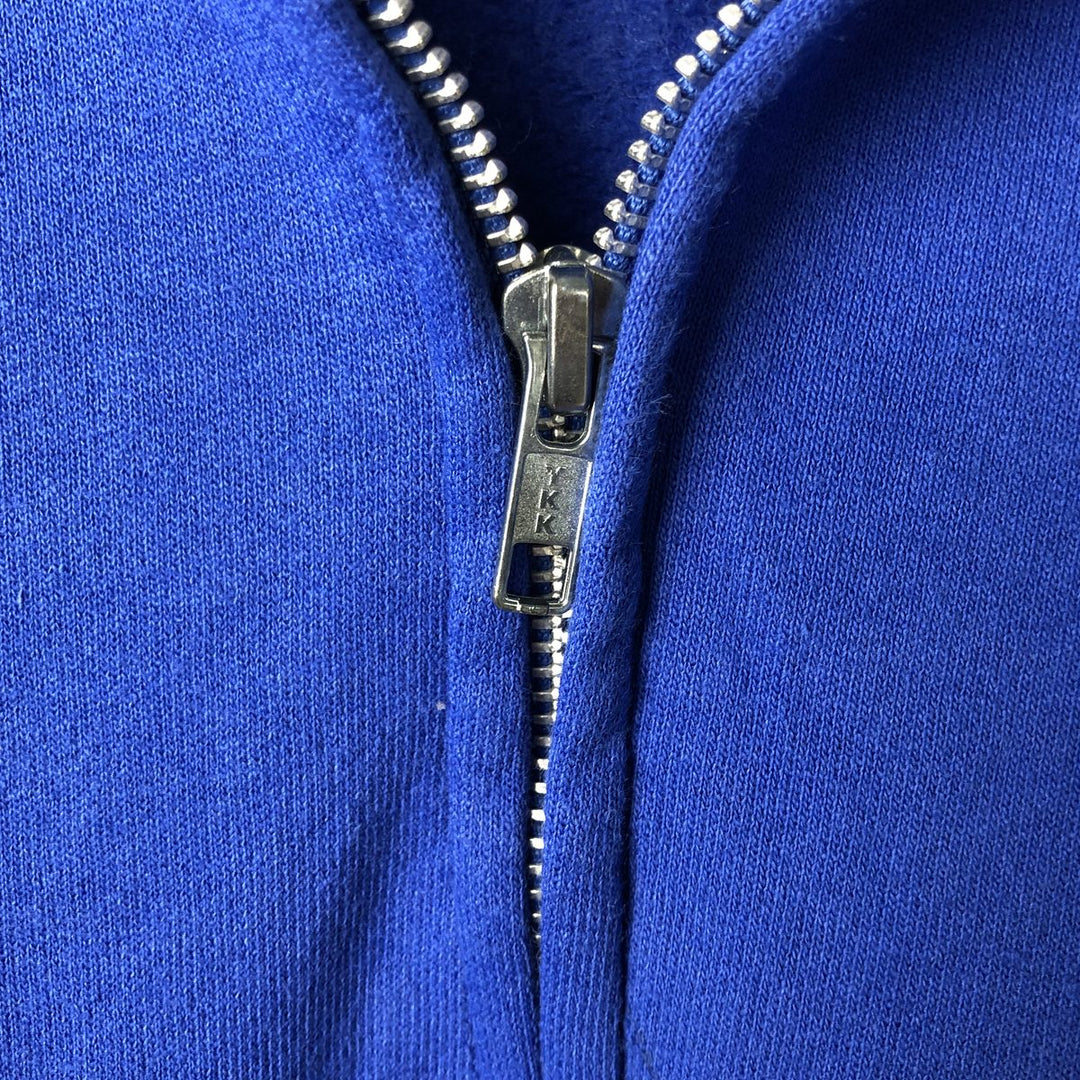 Vintage 90s-00'S Hanes full-zip sweatshirt hoodie, size S, men's cotton blue type Vintage Second Hand