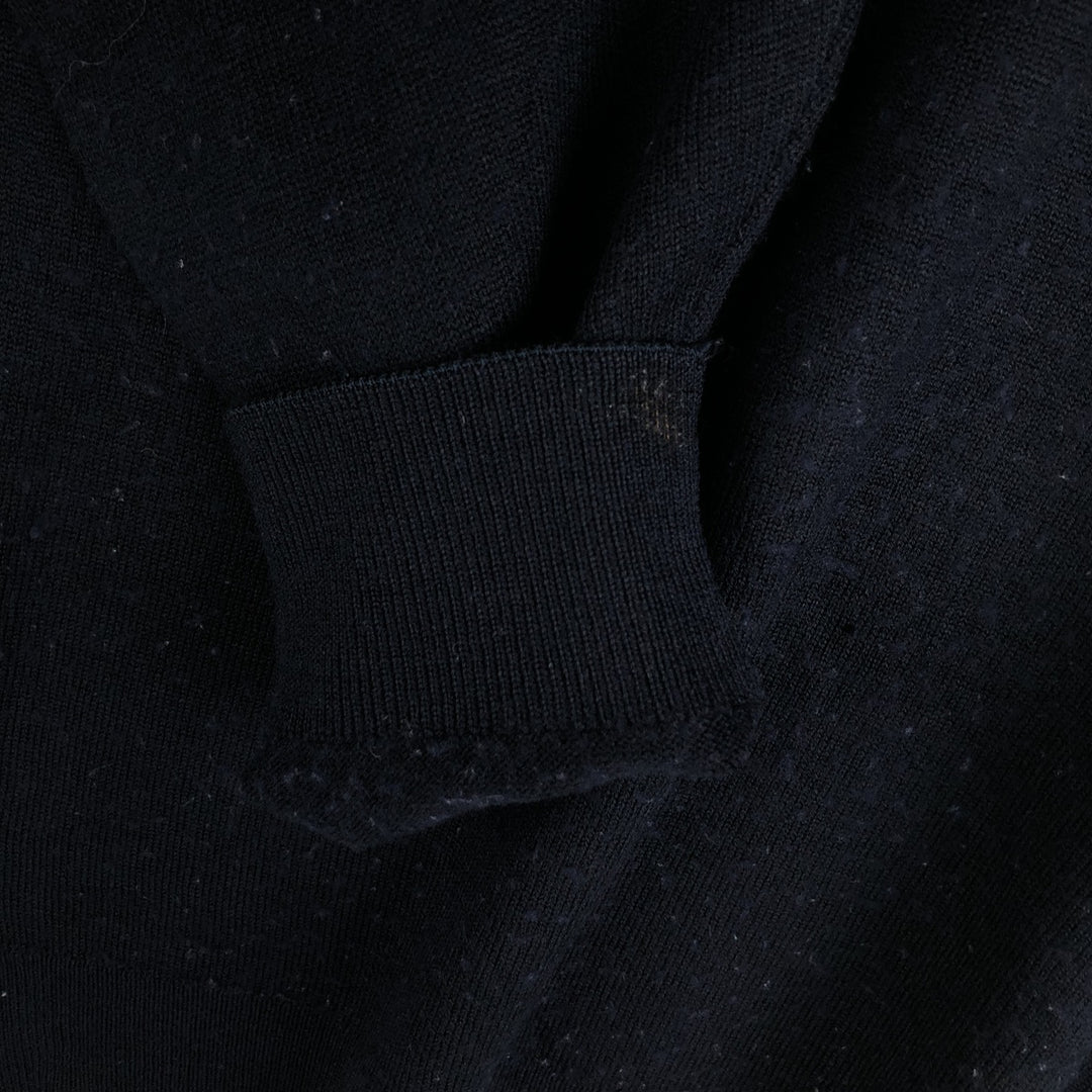 Vintage 1980'S Lacoste Chemise French Lacoste wool and acrylic knit sweater, size 7, men's XXL. wool navy blue type Vintage Second Hand