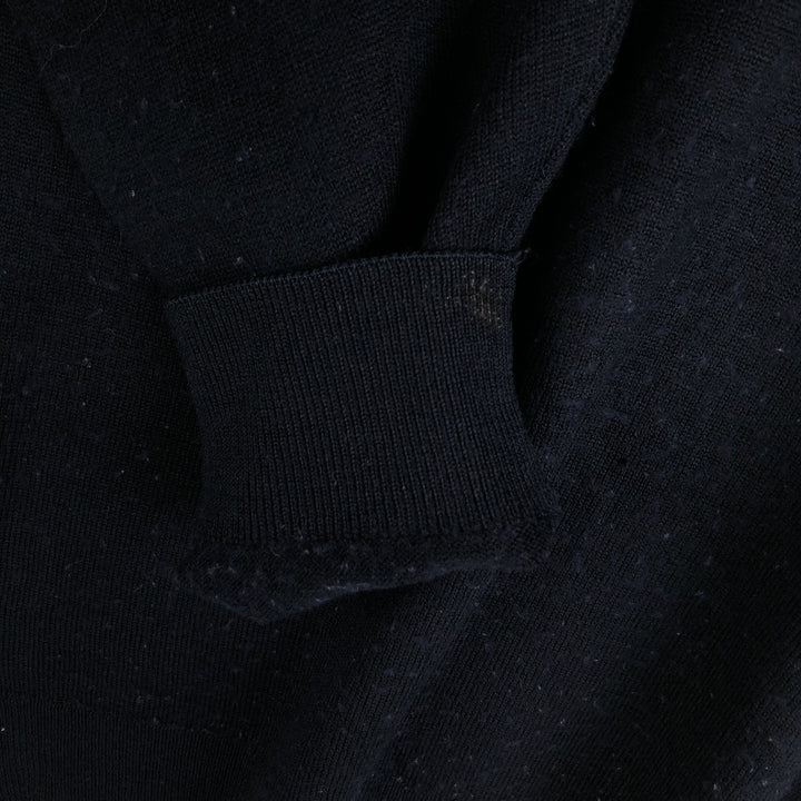 Vintage 1980'S Lacoste Chemise French Lacoste wool and acrylic knit sweater, size 7, men's XXL. wool navy blue type Vintage Second Hand