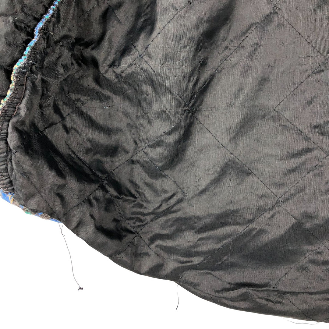 90'S Five Brother Long Sleeve Heavy Flannel Check Shirt Made in USA Men's XL Vintage unclear blue type Vintage Second Hand