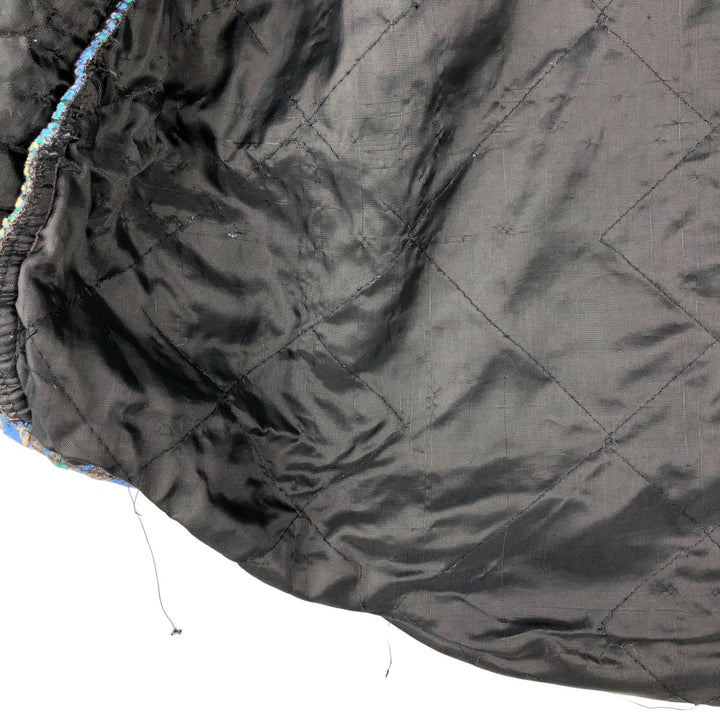 90'S Five Brother Long Sleeve Heavy Flannel Check Shirt Made in USA Men's XL Vintage unclear blue type Vintage Second Hand