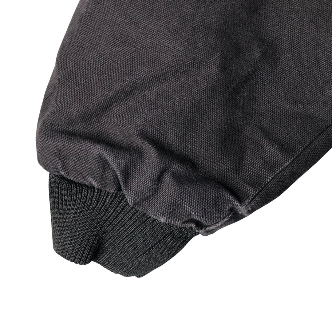 BERNE Active Jacket Type Padded Duck Full Zip Hoodie, Women's Size L cotton black type Vintage Second Hand