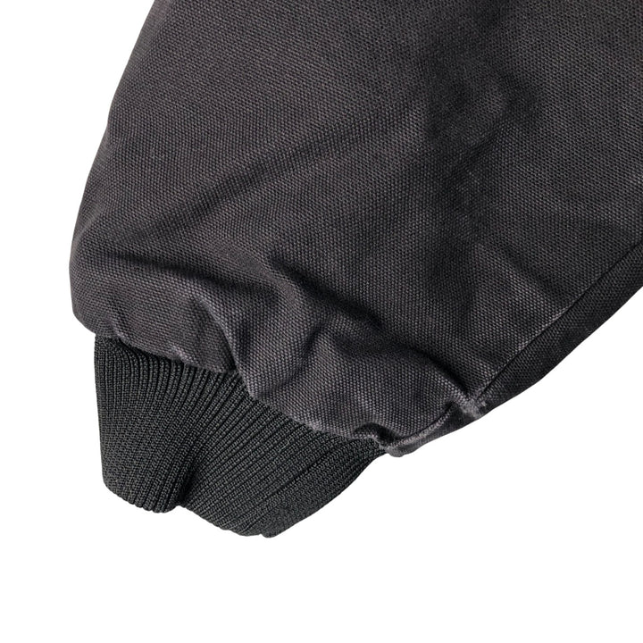 BERNE Active Jacket Type Padded Duck Full Zip Hoodie, Women's Size L cotton black type Vintage Second Hand