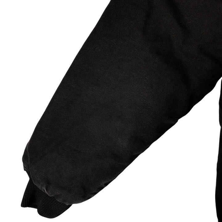 BERNE Active Jacket Type Padded Duck Full Zip Hoodie, Women's Size L cotton black type Vintage Second Hand