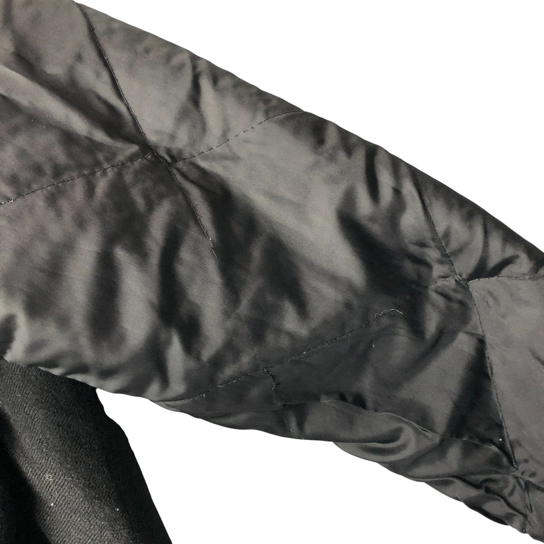 BERNE Active Jacket Type Padded Duck Full Zip Hoodie, Women's Size L cotton black type Vintage Second Hand