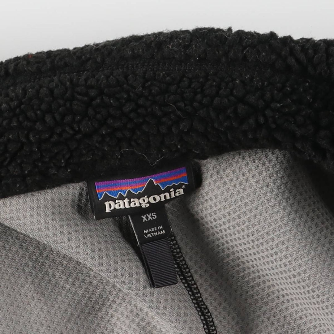 Patagonia Classic Retro-X Fleece Jacket (23056FA18), Men's XXS polyester black type Vintage Second Hand