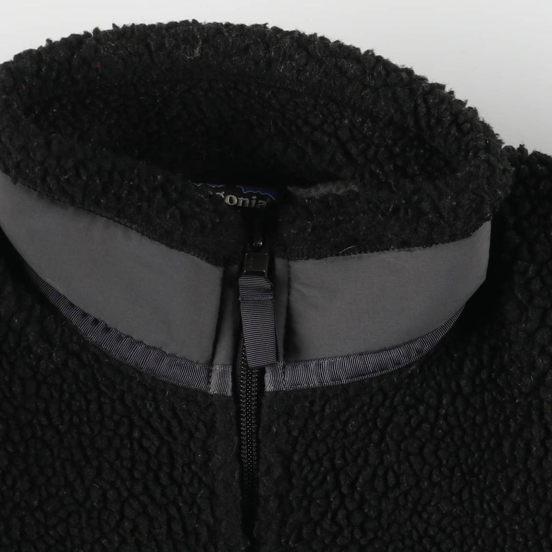Patagonia Classic Retro-X Fleece Jacket (23056FA18), Men's XXS polyester black type Vintage Second Hand