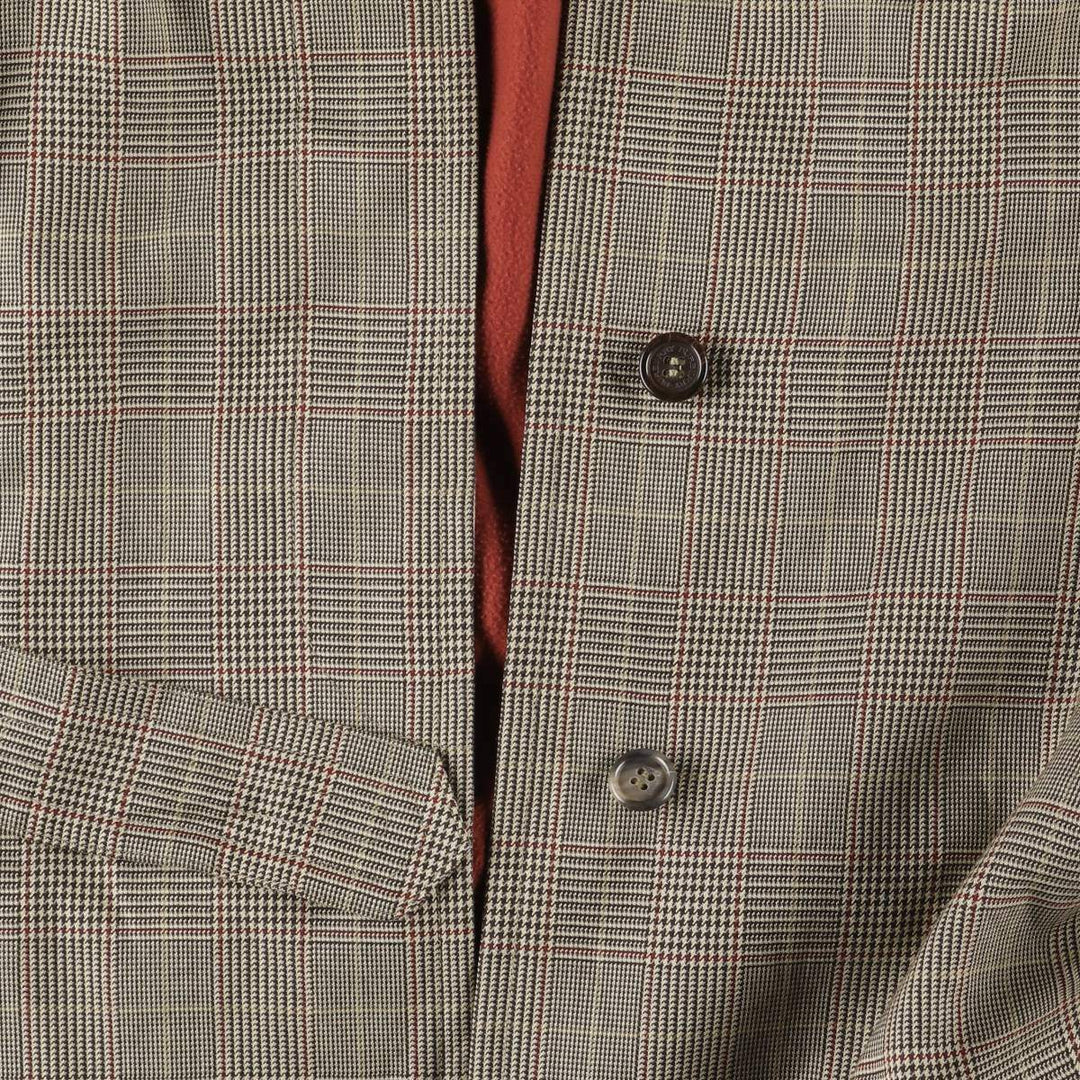 Burberry's BURBERRY LONDON Gun Club Check Balmacaan Coat, Women's Size L polyester Beige type Vintage Second Hand