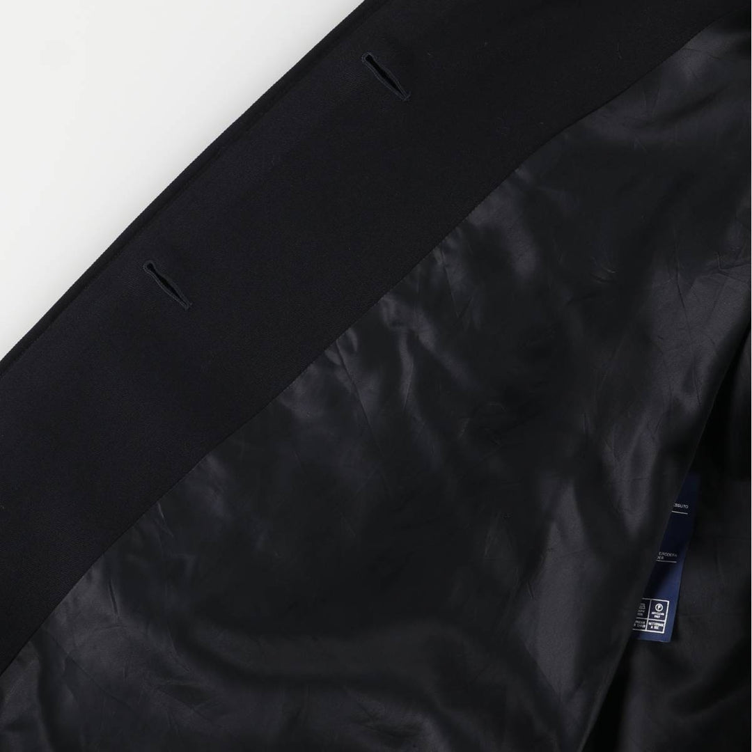 Burberry's Balmacaan Coat, Made in England, Women's Size L wool navy blue type Vintage Second Hand