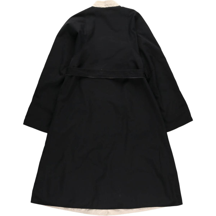 Malber Reversible Stand Collar Balmacaan Coat, Women's, Size M polyester black type Vintage Second Hand