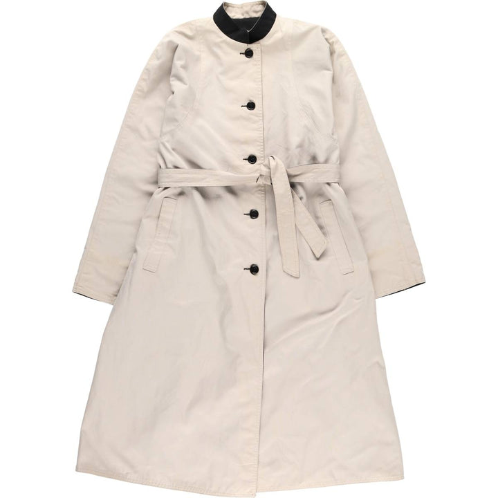 Malber Reversible Stand Collar Balmacaan Coat, Women's, Size M polyester black type Vintage Second Hand