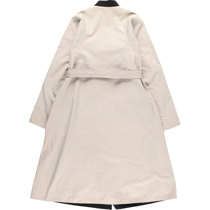 Malber Reversible Stand Collar Balmacaan Coat, Women's, Size M polyester black type Vintage Second Hand