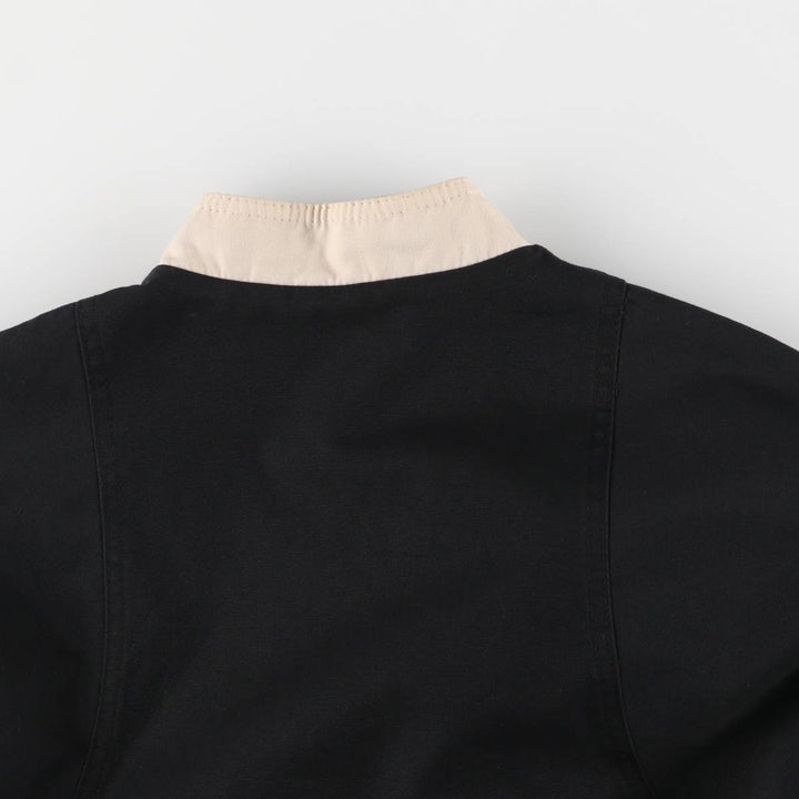 Malber Reversible Stand Collar Balmacaan Coat, Women's, Size M polyester black type Vintage Second Hand