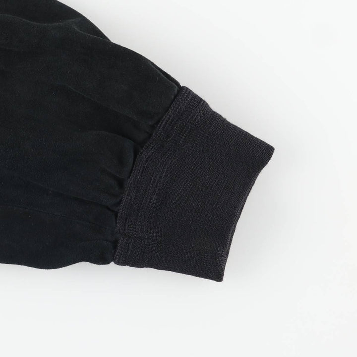 Romagnoli suede leather jacket, made in Italy, men's size XL unclear black type Vintage Second Hand