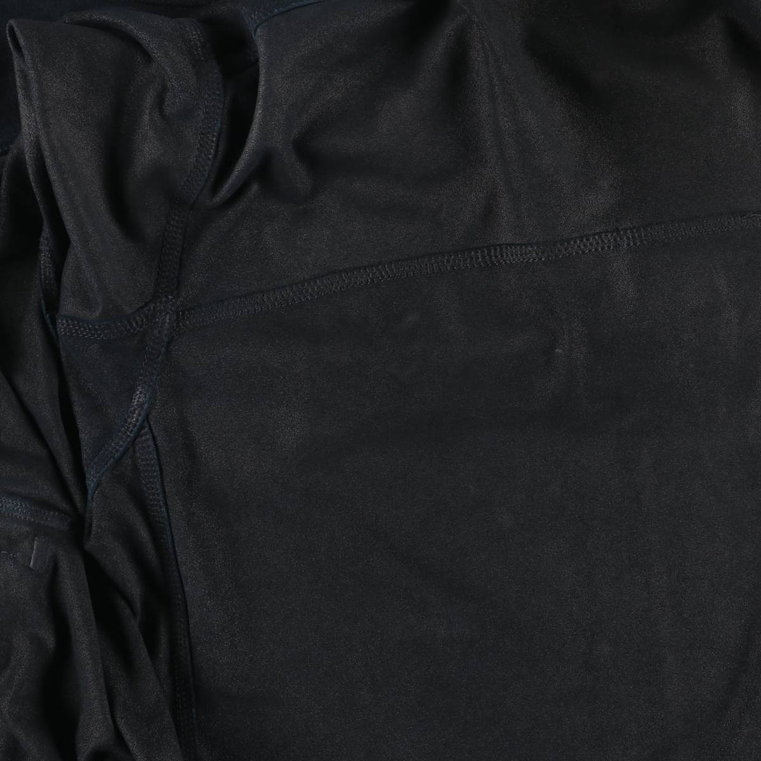 Romagnoli suede leather jacket, made in Italy, men's size XL unclear black type Vintage Second Hand