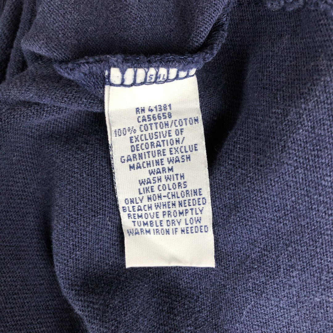 Ralph Lauren POLO RALPH LAUREN CUSTOM FIT Big Pony Long Sleeve Rugby Shirt, Men's Size Small cotton navy blue type Vintage Second Hand