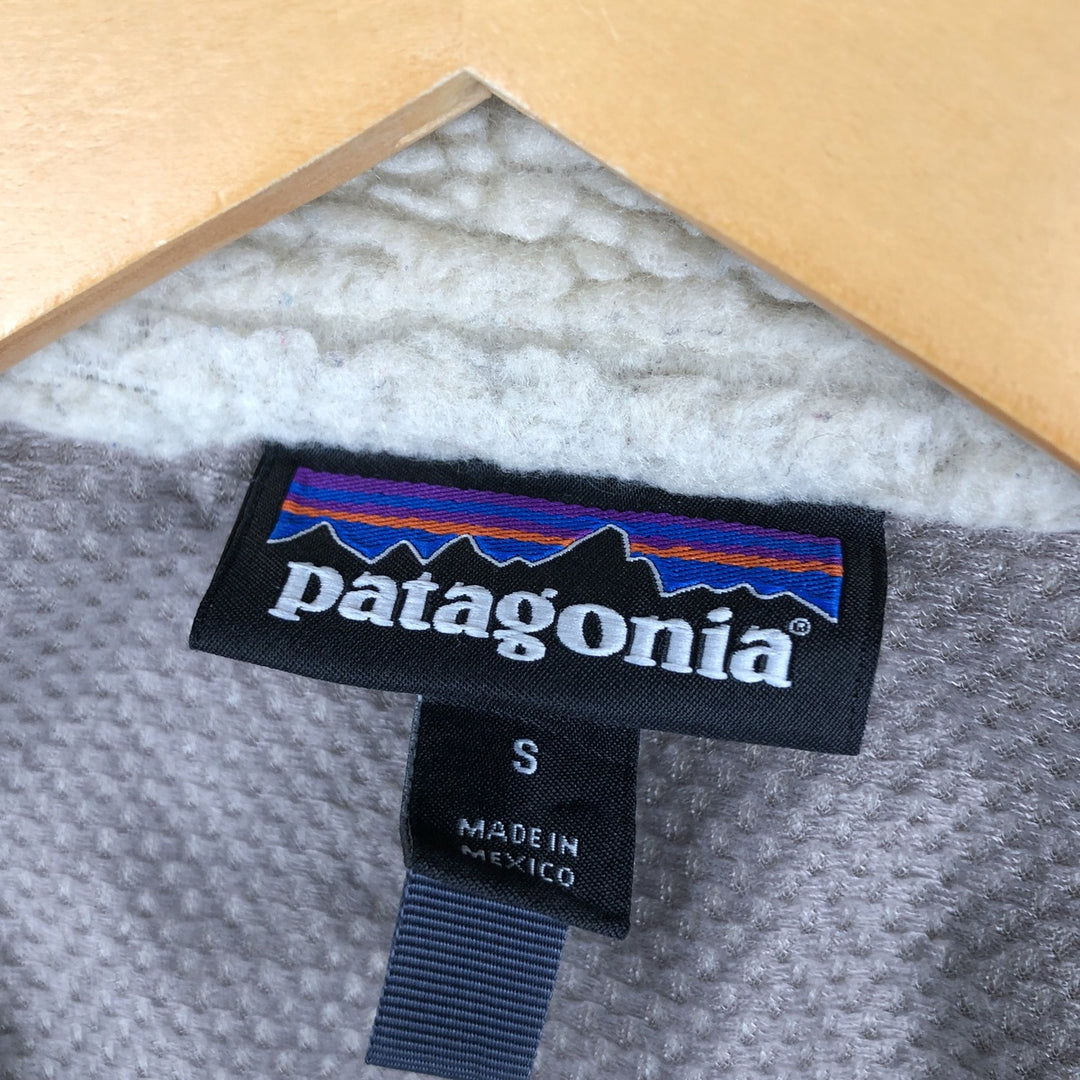 Patagonia Classic Retro-X Fleece Jacket (23073FA15), Women's Size Small polyester ivory Vintage Second Hand