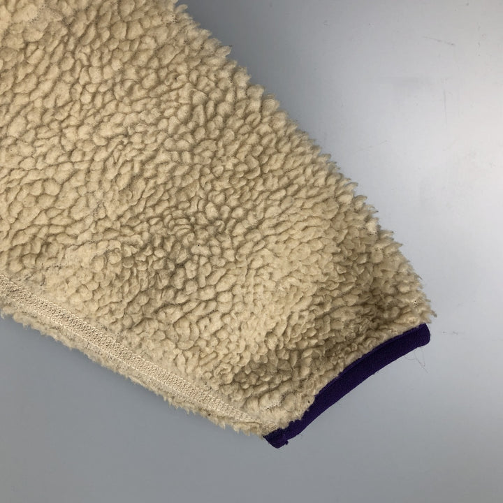 Patagonia Classic Retro-X Fleece Jacket (23073FA15), Women's Size Small polyester ivory Vintage Second Hand