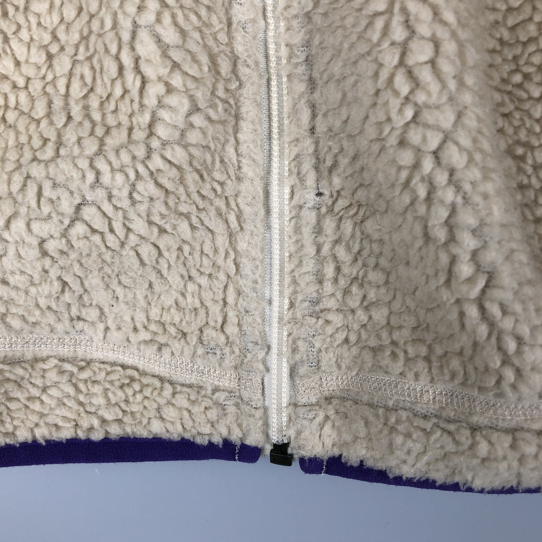 Patagonia Classic Retro-X Fleece Jacket (23073FA15), Women's Size Small polyester ivory Vintage Second Hand