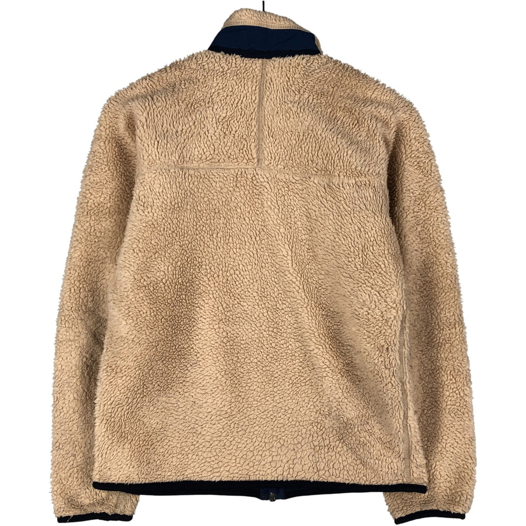 90'S Vintage Patagonia PEF Fleece Jacket, Made in USA, Women's Size XS polyester Beige type Vintage Second Hand