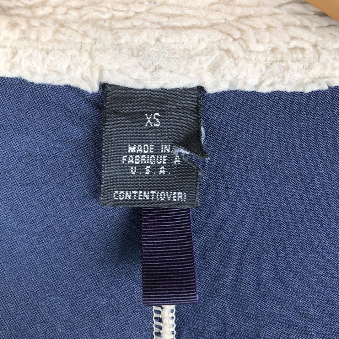 90'S Vintage Patagonia PEF Fleece Jacket, Made in USA, Women's Size XS polyester Beige type Vintage Second Hand