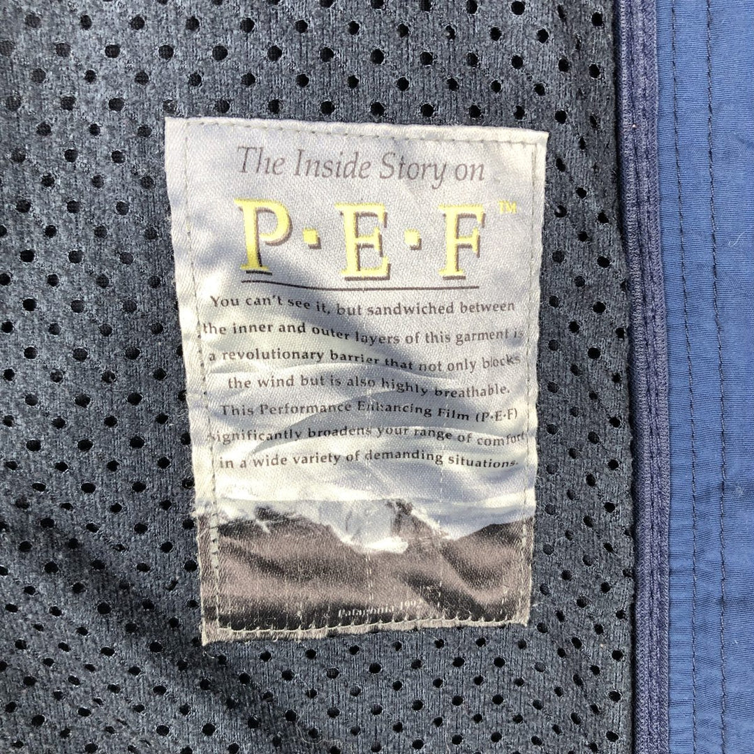 90'S Vintage Patagonia PEF Fleece Jacket, Made in USA, Women's Size XS polyester Beige type Vintage Second Hand