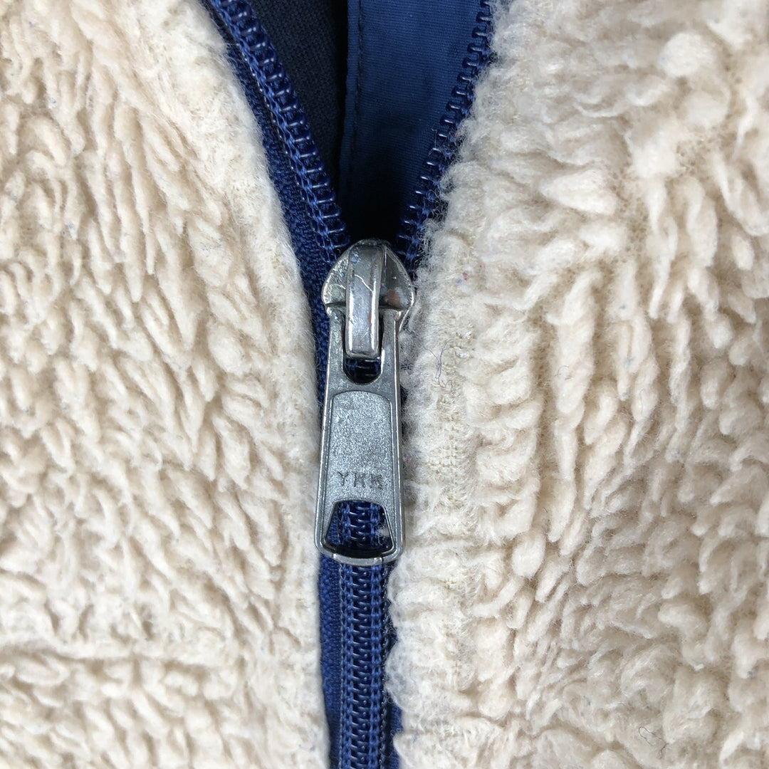 90'S Vintage Patagonia PEF Fleece Jacket, Made in USA, Women's Size XS polyester Beige type Vintage Second Hand