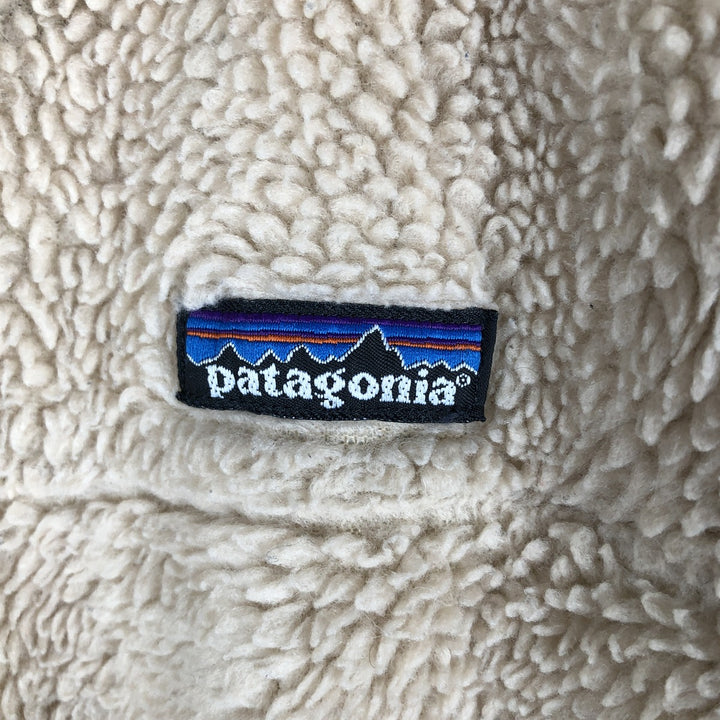 90'S Vintage Patagonia PEF Fleece Jacket, Made in USA, Women's Size XS polyester Beige type Vintage Second Hand