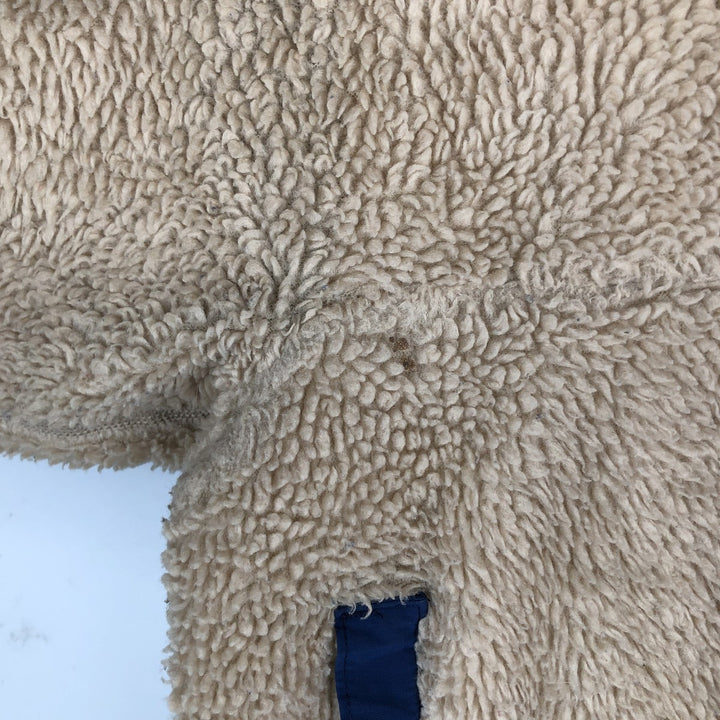 90'S Vintage Patagonia PEF Fleece Jacket, Made in USA, Women's Size XS polyester Beige type Vintage Second Hand