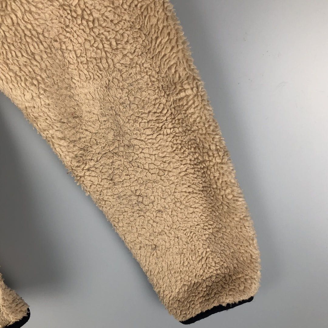 90'S Vintage Patagonia PEF Fleece Jacket, Made in USA, Women's Size XS polyester Beige type Vintage Second Hand