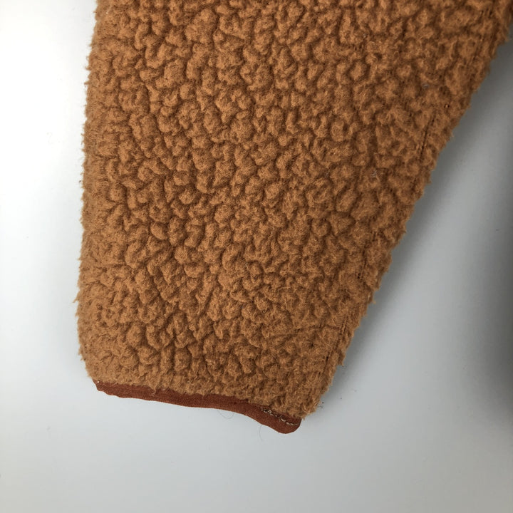 Patagonia Retro Pile Hoody 22806FA19 Fleece Full-Zip Hoodie, Women's Size Small recycled polyester brown type Vintage Second Hand