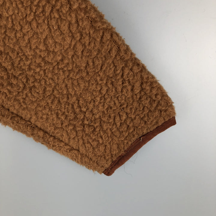 Patagonia Retro Pile Hoody 22806FA19 Fleece Full-Zip Hoodie, Women's Size Small recycled polyester brown type Vintage Second Hand