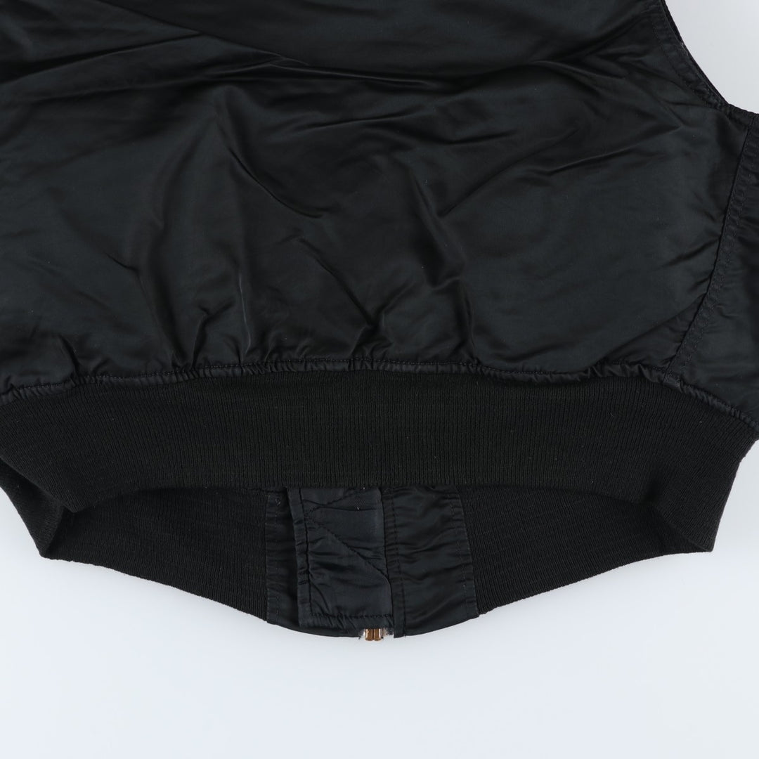 90'S Alpha padded vest, made in the USA, men's size M, vintage Nylon black type Vintage Second Hand