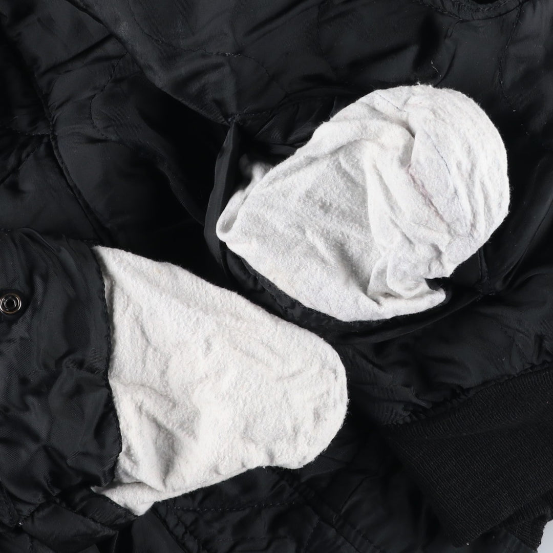 90'S Alpha padded vest, made in the USA, men's size M, vintage Nylon black type Vintage Second Hand