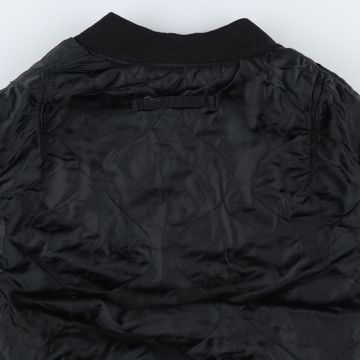 90'S Alpha padded vest, made in the USA, men's size M, vintage Nylon black type Vintage Second Hand