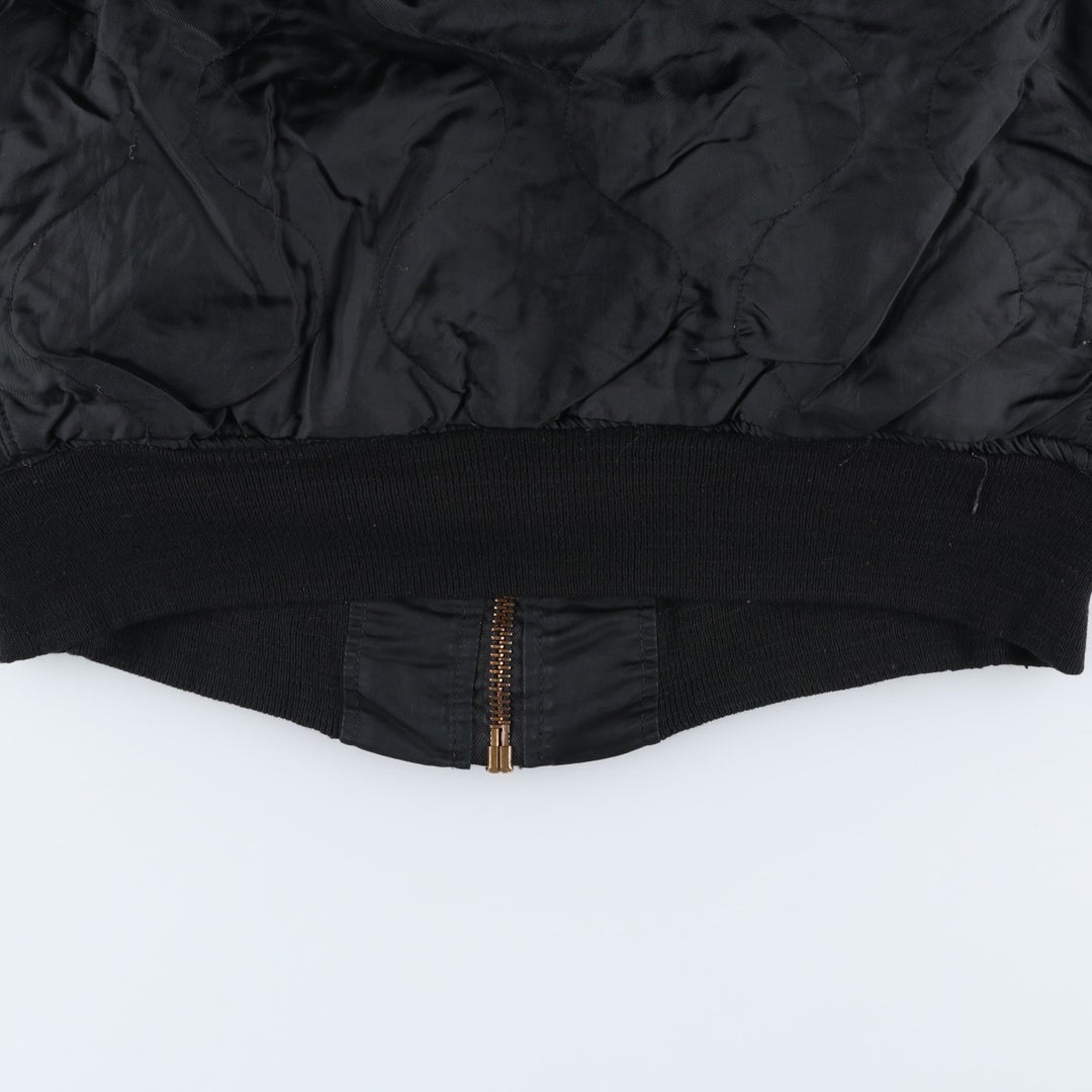 90'S Alpha padded vest, made in the USA, men's size M, vintage Nylon black type Vintage Second Hand