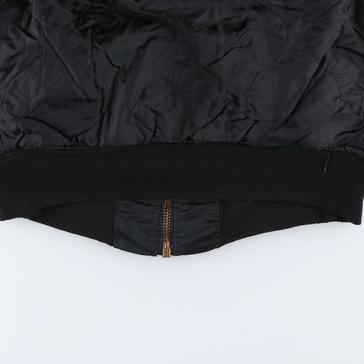 90'S Alpha padded vest, made in the USA, men's size M, vintage Nylon black type Vintage Second Hand