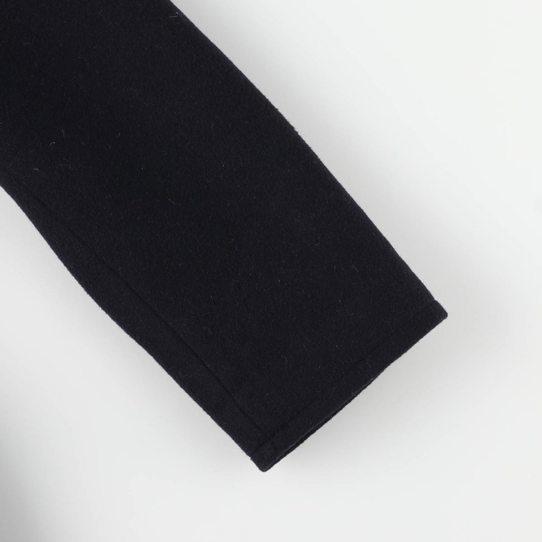 Ralph Lauren POLO by Ralph Lauren padded double-breasted wool half coat, men's size M wool navy blue type Vintage Second Hand