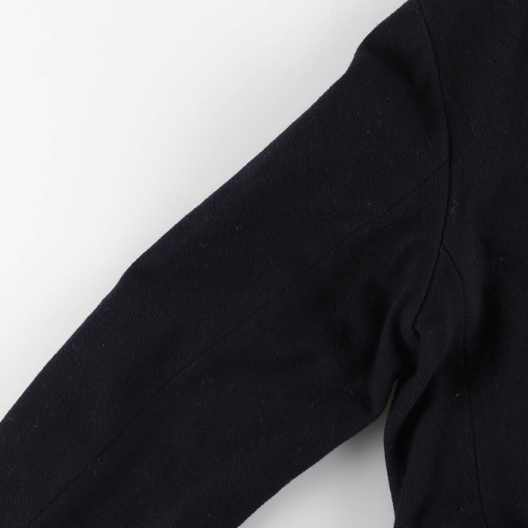 Ralph Lauren POLO by Ralph Lauren padded double-breasted wool half coat, men's size M wool navy blue type Vintage Second Hand