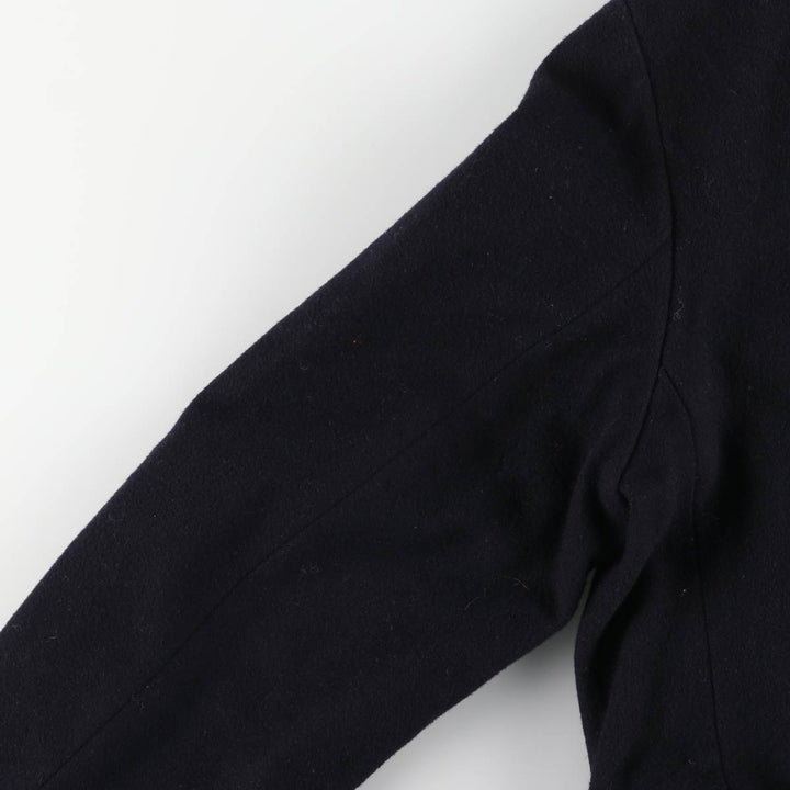 Ralph Lauren POLO by Ralph Lauren padded double-breasted wool half coat, men's size M wool navy blue type Vintage Second Hand