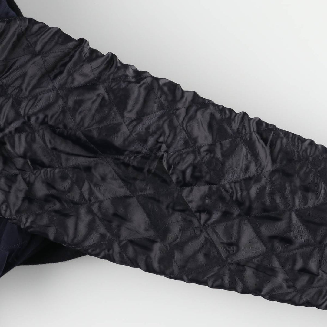 Ralph Lauren POLO by Ralph Lauren padded double-breasted wool half coat, men's size M wool navy blue type Vintage Second Hand