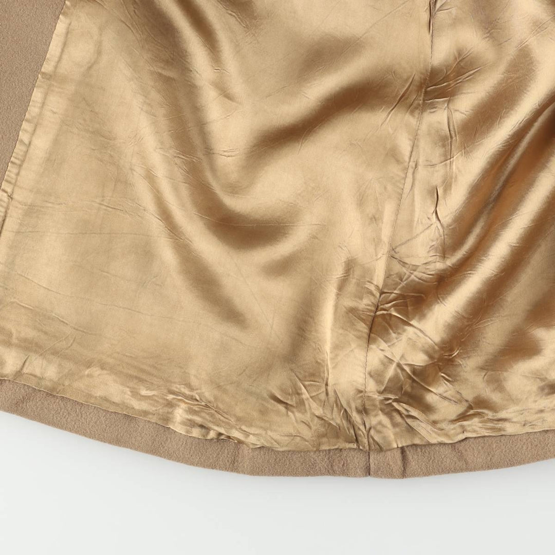 Burberry's wool long coat, made in Spain, men's size L wool Beige type Vintage Second Hand