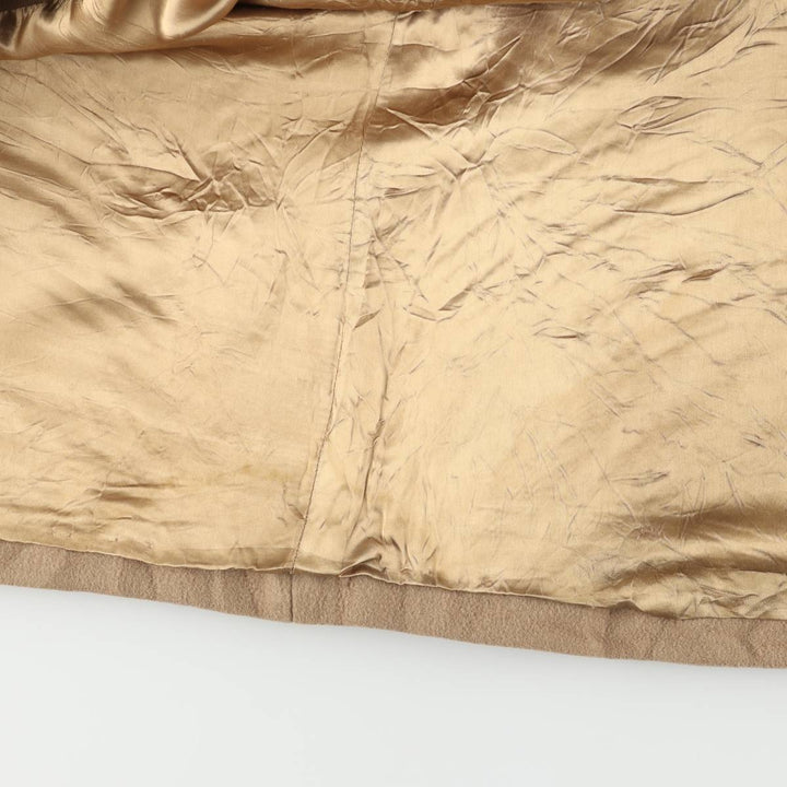 Burberry's wool long coat, made in Spain, men's size L wool Beige type Vintage Second Hand