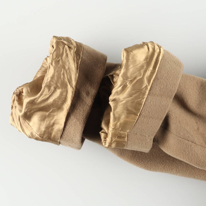 Burberry's wool long coat, made in Spain, men's size L wool Beige type Vintage Second Hand