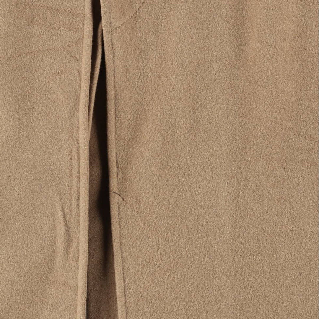 Burberry's wool long coat, made in Spain, men's size L wool Beige type Vintage Second Hand