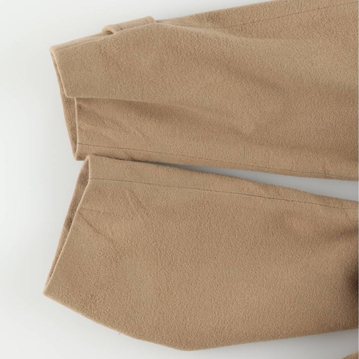 Burberry's wool long coat, made in Spain, men's size L wool Beige type Vintage Second Hand